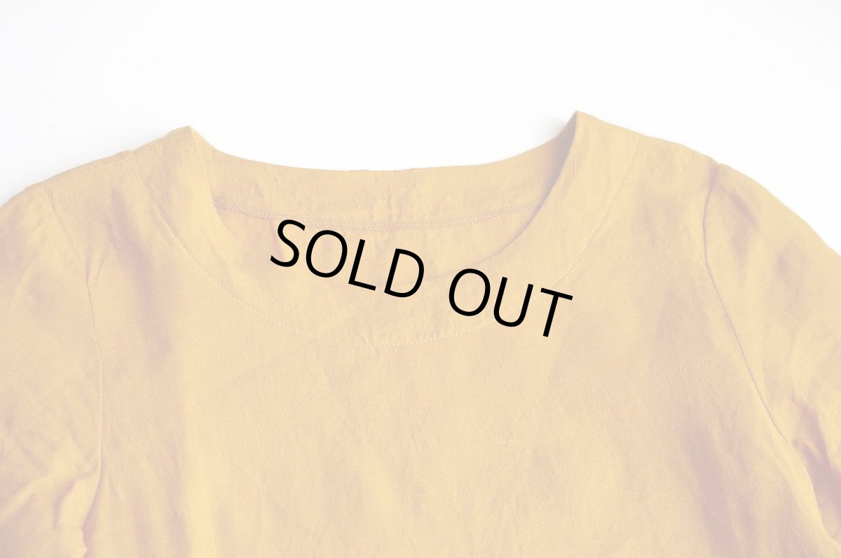 画像4: マスタードリネン　バルーンワンピース (4)