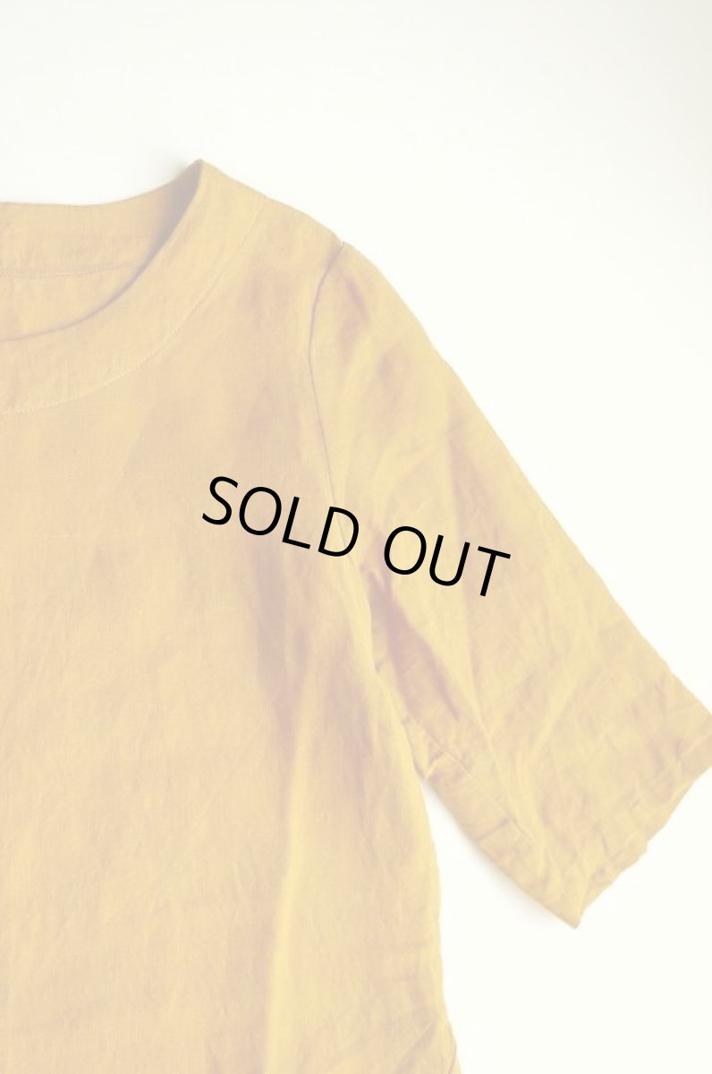 画像3: マスタードリネン　バルーンワンピース (3)