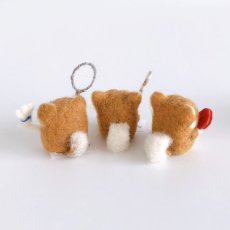 画像5: 秋田犬の羊毛マスコット (5)