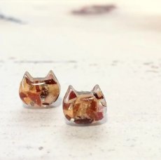 画像1: 【期間限定販売】秋田県横手市産りんごをつめこんだピアス/イヤリング (1)