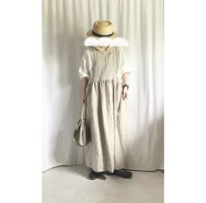 画像3: セーラーリネンTシャツ(オフ白) (3)