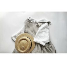 画像1: セーラーリネンTシャツ(オフ白) (1)
