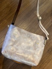 画像5: レザーのショルダーバッグ(チョコ) (5)