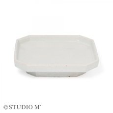 画像4:  ペイヴ　６寸皿　/  青磁 (4)